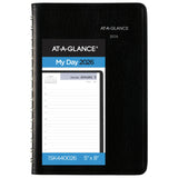 AT-A-GLANCE 2026 Appointment Book Planner, Daily, 5 x 8, Small, Hourly, DayMinder, Black (SK440026)