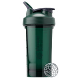 BlenderBottle Shaker Bottle Pro Series Perfect for Protein Shakes and Pre Workout, 24Ounce, FullColor Green