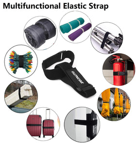Zeltauto Elastic Cinch Straps Hook Loop Cable Ties for Securing & Organizing Cables Extension Cords Ropes Hoses Bike RV, Reusabl