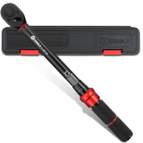 XEIMILE 3/8-Inch Drive Click Torque Wrench - 5-45 Ft-Lb/6.8-61Nm, Dual-Direction Adjustable 72 Tooth Click Torque Wrench with Du