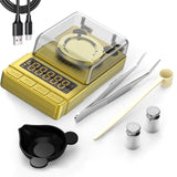 Maxus Gold Milligram Scale 100G X 0.001G, Digital Mg/Powder Scale For Jewelry, Reloading Labs, Includes 20G Calibration Weight, 