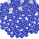 beadsland Flat Back Crystal Rhinestones Round Gems, Sapphire (4.64.8mm) SS20/1440pcs
