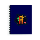 Plan To Gift Notebook For Students Alphabet A Notebook Wire Bound Spiral Printed Pages:160 (Size A5)