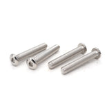 binifiMux 20pcs M6 x 15mm Flat Head Socket Cap Allen Bolts Rivet Screws Connecting for Furniture 304 Stainless Steel