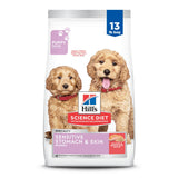 Hill's Science Diet Sensitive Stomach & Skin, Puppy, Stomach & Skin Sensitivity Support, Dry Dog Food, Salmon & Brown Rice, 13 l