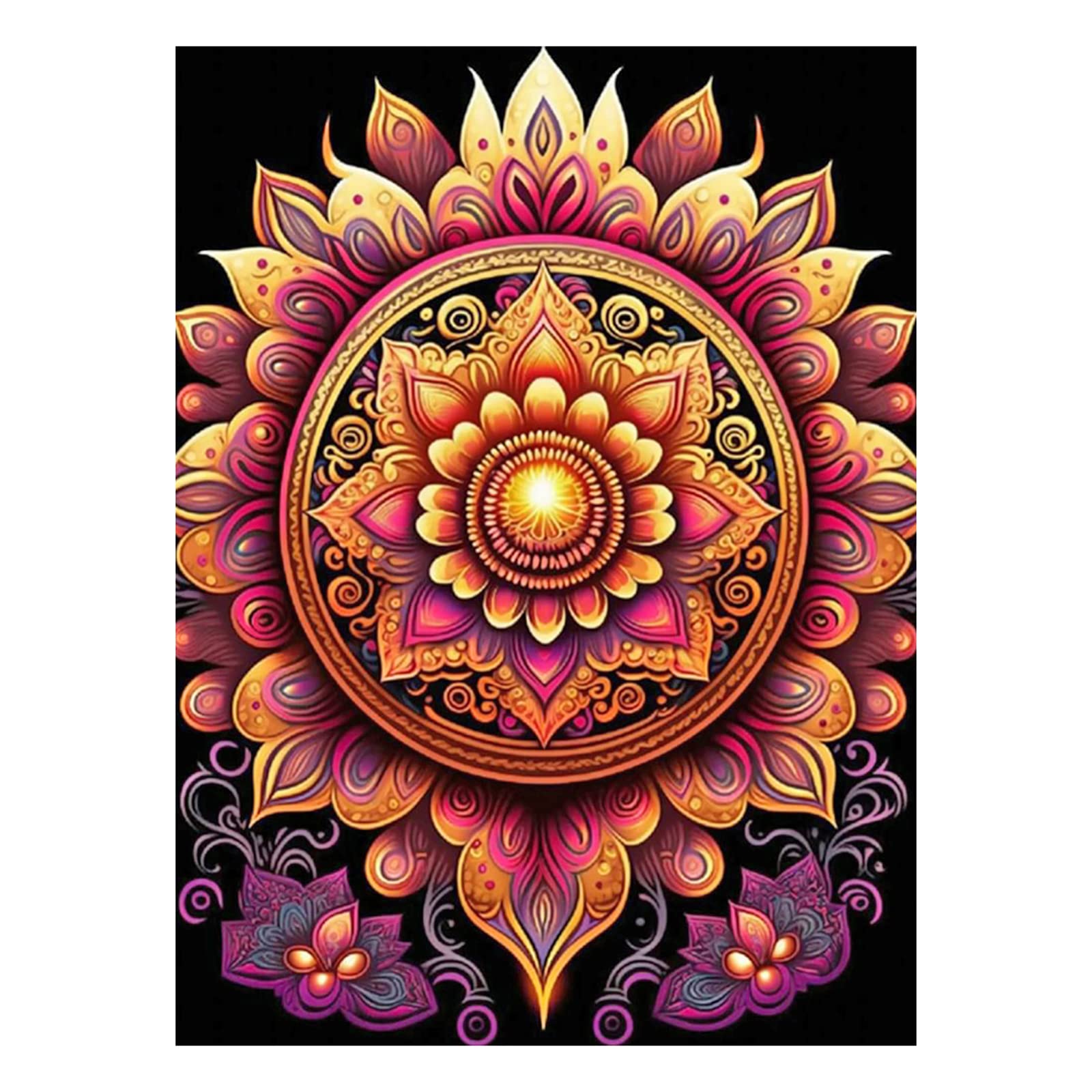 Stalente Diamond Painting Kits for Adults, 5D DIY Diamond Art Kits for Beginners Round Full Drill Diamond Painting for Home Wall