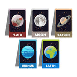 woopme Moon Pluto Astronaut Magnetic Bookmark for Boys Girls Kids Students Books Lovers Readers Gift Magnetic Page Clips Folding