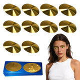 Iiglunatic Tanning Eye Protection - Crystal-Clear Disposable Cones for Tanning Beds (50 Pair Pack) Gold
