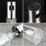 NORBASE Oil Sprayer for Cooking, 2 Pack Upgraded Olive Oil Spray Bottle Mister Refillable with Scale Air Fryer Accessories for K