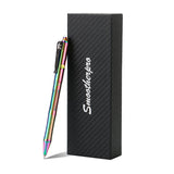 SMOOTHERPRO Titanium Bolt Action Pen Compatible with Pilot G2 Refill Stainless Steel Pocket Clip for EDC Signature Business Writ