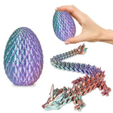 Small Dragon Eggs with Dragon Inside, 3D Printed Surprise Funny Gifts for Kids, Articulated Dragon Fidget Toys for Adults, Execu