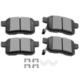 Ceramic Brake Pads Kit,SCITOO Brake Pads Rear Fit for 2009-2010 for Acura TSX,2008-2012 for Honda Accord, D1336