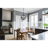 Living District Indoor Modern Home Decorative Bright Ceiling Wallace 3 Light Matte Black Pendant