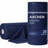 Microfiber Cleaning Cloths, Kitchen Choice 20 Pcs (25 x 25 cm) Microfiber Cloths Roll, Super Absorbent, Washable and Reusable, M
