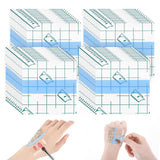 100 PCS Makeup Hand Palette Sticker, Single Use Makeup Mixing Palette Paper Make-up Artist Must Haves Disposable Cosmetic Tray A