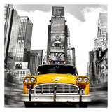 Vintage Taxi In Times Square, Nyc (Detail)-Paper Art-26,,X26,,