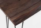 Jofran Nature'S Edge 50 Modern Solid Wood Live Edge Console Sofa Table, Slate
