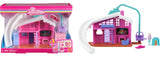 Barbie Mini Land Doll House Sets, Mini Dreamhouse with Surprise 1.5-inch Doll, Furniture & Accessories, Plus Elevator & Pool (St