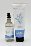 Bath & Body Works - Aromatherapy - Lavender Vanilla - Sleep - 2 pc Bundle - Pillow and Body Mist - 5.3 fl oz - & Body Cream - 8 