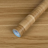 Decoroom Wood Contact Paper Peel and Stick Vinyl Wrap Faux Brown Wooden Grain Waterproof Wallpaper Self Adhesive Removable Wall 