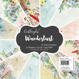 Craftangles Scrapbook Paper Pack Wanderlust (12X12)