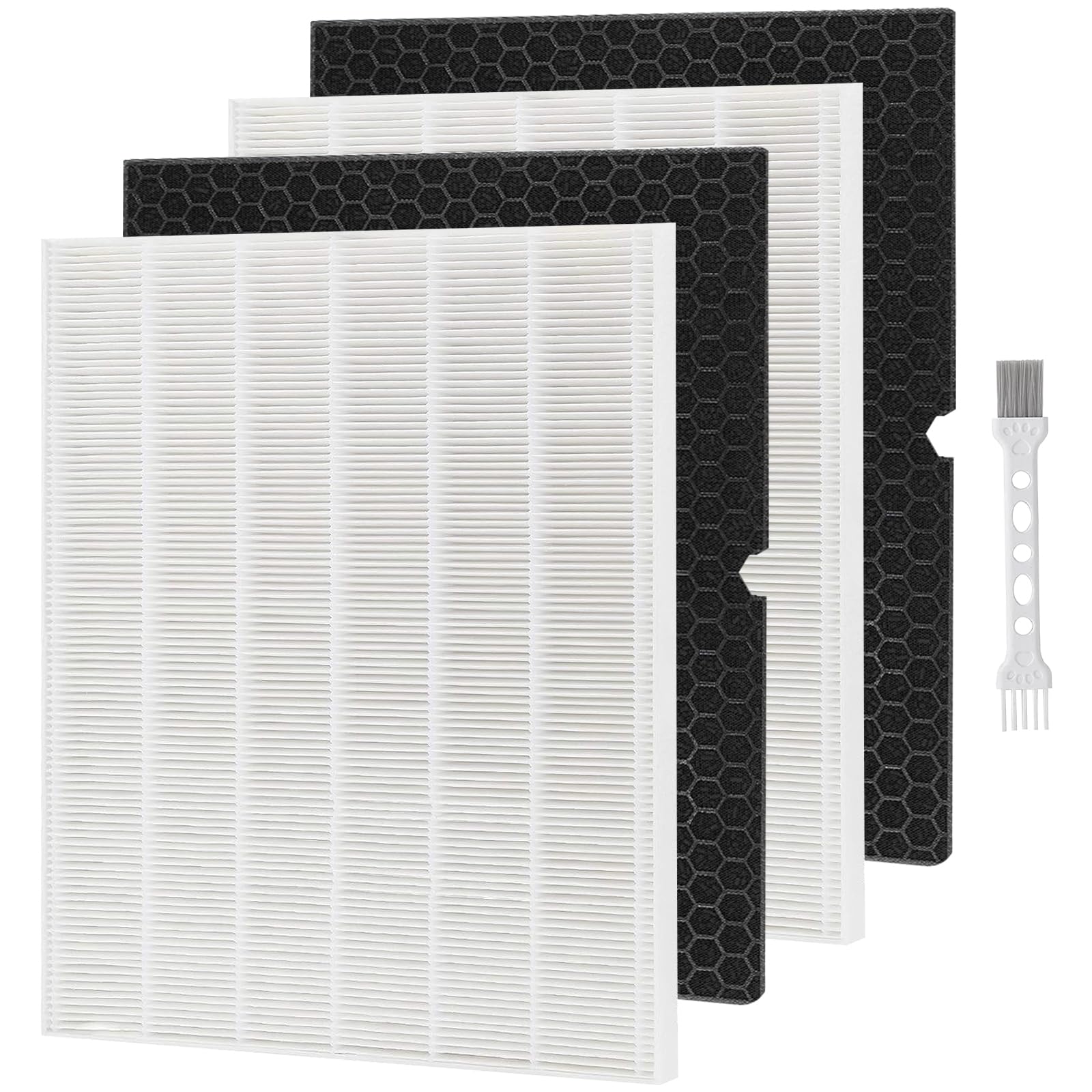 116130 Replacement Filter H For Winix 5500-2 Am80 Air Purifier True Hepa Activated Carbon Pre-Filters 2 Pack Washable Advanced C