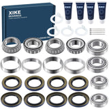 XiKe 4 Set Fits 5,200-6,000 lb Axles Trailer Wheel Hub Kit, 25580/20 & 15123/245 Bearings, 21333TB, 22333TB/10-10, 10-36 Seal an
