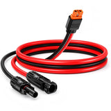 Solar Panel Cable for Ecoflow Anker SOLIX 12AWG, 10FT/3M Compatible with MC-4 to XT60 Plug Solar Panel Connector Adapter Extensi