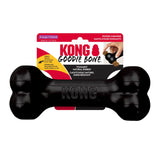 KONG - Extreme Goodie Bone Most Durable Natural Rubber Dog Bone for Power Chewers - Black - for Extra Large Dogs