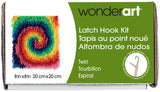 Wonderart Twirl Latch Hook Kit, 8 X 8