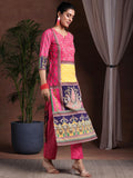 Libas Women'S Poly Crepe Kurta Set (36962 Multicolour S