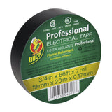 Duck Brand 393119 Professional Electrical Tape, 0.75Inch by 66Feet, Single Roll, Black