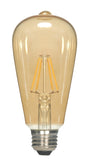 Satco S9578 Medium Bulb in Light Finish, 5.38 inches, 400Lm/Meduim Base, Specialty ST19-Shape