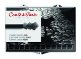ContParis 12 Count B Sketching Crayons Set, Black