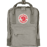 Fjllrven Kanken Mini Backpack - Compact Everyday Carry, Durable Vinylon Fabric - Travel, Fog
