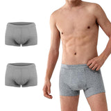 Battewa Incontinence Underwear for Men Washable Briefs, Absorbent Leak Proof Underwear Urine 50ml, Mens Cotton Boxers Pack of 2 