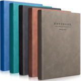SATINIOR 5 Pack A4 Notebooks Large Journal 360 Pages Leather Softcover Hardcover Notebooks Thick Paper Lined Notepad for Office 