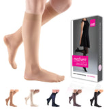 mediven sheer & soft for Women, 3040 mmHg Calf High Closed Toe Compression Stockings, Natural, IIStandard
