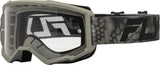 Fly Racing 2024 Youth Special Edition Krptek Moss Grey/Black With Clear Lens; 37-51159Y