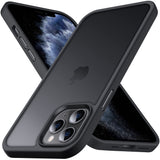 Anqrp Designed for iPhone 11 Pro Max Case Black [Support Wireless Charging], [Silky Touch] Soft Silicone Slim Anti-Scratch Phone