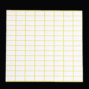 Huacan 50 Sheets White Labels Stickers for Writing Diamond Painting Labels Storage Container Sticker (5600 Labels)