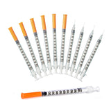 120 CT Precision Measuring Syringes | 1 ml (1 cc) Capacity, 31G, 5/16 in (8 mm) | Individually Wrapped, Latex-Free