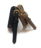 WomenS Denim Belt (Pack Of 2) (For080_Black)