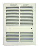TPI E3313TRPW Series 3310 Fan Forced Wall Heater Without Summer Fan Switch with inBuilt Single Pole Thermostat, 1500/750 W, 12.