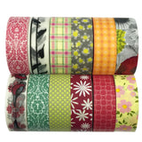 allydrew Washi Tapes Decorative Masking Tapes, Set of 12, ADSET11