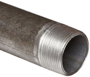 Anvil 8700139002, Steel Pipe Fitting, Nipple, 1/2 Npt Male X 9 Length, Black Finish