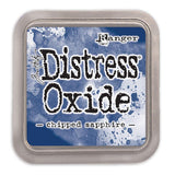 Vaessen Creative Ranger Dried Marigolda 2x2 Raised, WaterReactive Dye Ink Tim Holtz Distress Oxide Pad Chipped Sapphire, ys/m,
