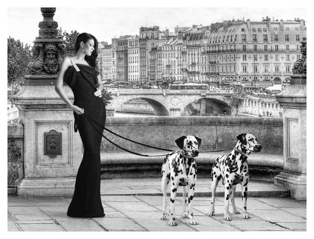 Walking In Paris-Paper Art-42,,X32,,