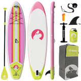 Highpi 11ft Inflatable Stand Up Paddle Board for Youth and Adults - Wide Sup with Premium Accessories, Blow Up Paddleboard for S