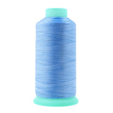 Mandala Crafts Size 92 280D T90 Bonded Nylon Thread - Light Blue 1100 YDs Tex 90 Heavy Duty Sewing Threads for Leather, Jeans, W